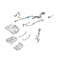 OEM Hyundai XG350 Valve Assembly-2 Way Diagram - 31135-22100
