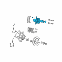 OEM Chrysler Sebring CALIPER-Disc Brake Diagram - 5191238AA