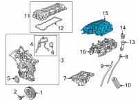 OEM 2020 Chrysler Pacifica INTAKE MANIFOLD Diagram - 4861867AI