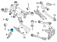 OEM 2020 BMW M8 RUBBER MOUNTING FRONT Diagram - 33-31-7-857-058