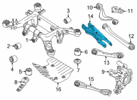 OEM 2021 BMW M8 Gran Coupe Camber Link Diagram - 33-32-8-091-698