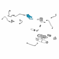 OEM 2010 Ford F-150 EGR Tube Connector Diagram - 7W7Z-9E470-A