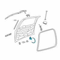 OEM 2012 Chrysler Town & Country Latch-LIFTGATE Diagram - 4589243AH