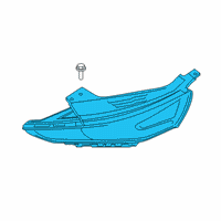 OEM Hyundai Lamp Assembly-Day Running Light, RH Diagram - 92208-S2000