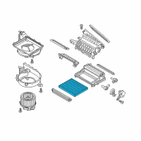 OEM 2021 Hyundai Kona Electric Air Filter Assembly Diagram - 97133-K4000