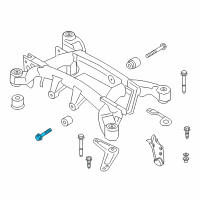 OEM BMW X2 Hex Bolt With Washer Diagram - 07-11-9-907-556