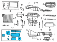 OEM Jeep Grand Cherokee L A/C AND HEATER UNIT Diagram - 68542645AA