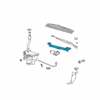 OEM 2007 Toyota 4Runner Linkage Assembly Diagram - 85150-35170