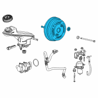 OEM 2021 Buick Encore Power Brake Booster Kit(Vacuum) Diagram - 95491189