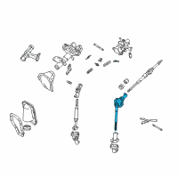 OEM Toyota Tacoma Joint Assembly, Steering Shaft Diagram - 45290-35011