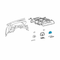 OEM 2002 Toyota Tundra Fuel Gauge Diagram - 83882-0C010