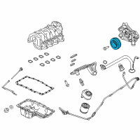 OEM Ford Vibration Damper Diagram - BC3Z-6312-A