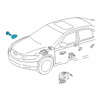 OEM 2012 Toyota Corolla Front Sensor Diagram - 89173-49375