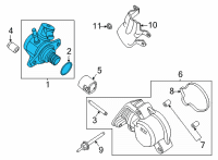 OEM Ford Bronco PUMP ASY - FUEL Diagram - ML3Z-9350-C