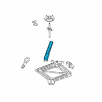 OEM 2018 Ford Edge Lug Wrench Diagram - EM2Z-17032-B