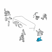 OEM 2019 Toyota RAV4 Side Mount Diagram - 12306-F0090