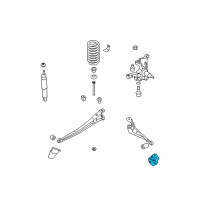 OEM Ford E-150 Radius Arm Bracket Diagram - 8C2Z-3B095-AR