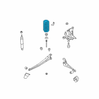 OEM 2012 Ford E-250 Coil Spring Diagram - 9C2Z-5310-V