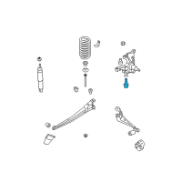 OEM 2009 Ford E-250 Upper Ball Joint Diagram - 8C2Z-3050-A