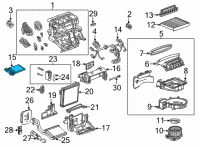 OEM 2020 Buick Encore GX Auxiliary Heater Diagram - 13514602