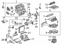 OEM 2021 Chevrolet Trailblazer Expansion Valve Seal Kit Diagram - 42699688