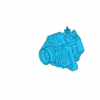 OEM 2010 Toyota Corolla Alternator Diagram - 27060-0H111-84