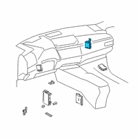 OEM Lexus UX250h Relay Assembly, WINDSHIE Diagram - 85940-76030