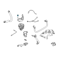 OEM 2004 BMW 530i Rubber Mounting Diagram - 11-72-7-571-866