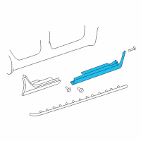 OEM 2003 Chrysler 300M APPLIQUE-Fender Diagram - 5018722AA