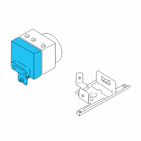 OEM 2000 Chevrolet Tracker Electronic Brake Control Module Diagram - 91175540