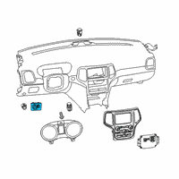 OEM Jeep Switch-HEADLAMP Diagram - 68258718AB