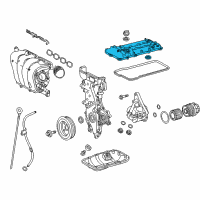 OEM Scion Valve Cover Diagram - 11201-0T060