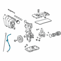 OEM 2020 Toyota C-HR Oil Tube Diagram - 11452-37020