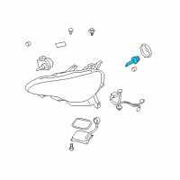 OEM 2015 Scion FR-S Car Bulbs Diagram - SU00302560