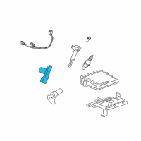 OEM 2008 Mercury Milan Camshaft Sensor Diagram - 3M4Z-6B288-BB