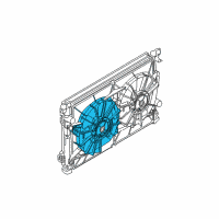 OEM 2004 Chrysler Pacifica SHROUDPKG-Fan Diagram - 5102442AA