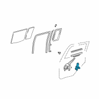 OEM Scion Window Motor Diagram - 85710-52090