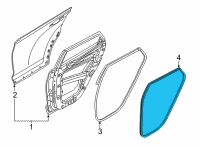 OEM 2022 Hyundai Tucson W/STRIP-RR DR BODY SIDE LH Diagram - 83110-N9000