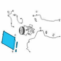 OEM Toyota Corolla iM Condenser Diagram - 88450-12340