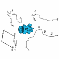 OEM 2018 Toyota Corolla iM Compressor Assembly Diagram - 88310-1A841