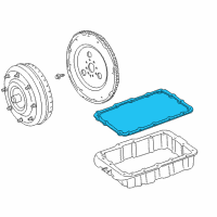 OEM Mercury Pan Gasket Diagram - 5F9Z-7A191-AA