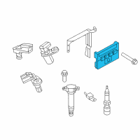 OEM 2010 Dodge Avenger Powertrain Control Module Diagram - RL150469AB