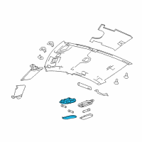 OEM Chrysler Lamp-Reading Diagram - 1FA92HL1AD