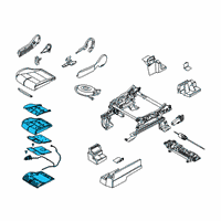 OEM Lincoln PAD - SEAT CUSHION Diagram - LC5Z-78632A22-P