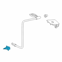 OEM 2005 Chrysler Crossfire Tray-Battery Tray Diagram - 5098538AA