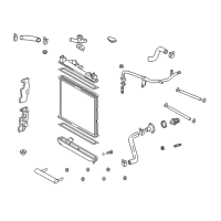 OEM Scion Upper Hose Clamp Diagram - 90467-34004