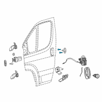 OEM 2015 Ram ProMaster 3500 Screw-TORX Diagram - 68201888AA