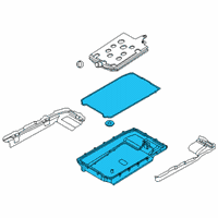 OEM 2022 Ford Police Interceptor Utility Oil Pan Diagram - L1MZ-7A194-A