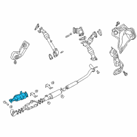 OEM 2019 Nissan Titan XD Converter Assembly-Diesel Particulate Filter Diagram - 208D2-EZ40B