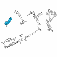OEM 2016 Nissan Titan XD Cover-Exhaust Manifold Diagram - 16590-EZ41B